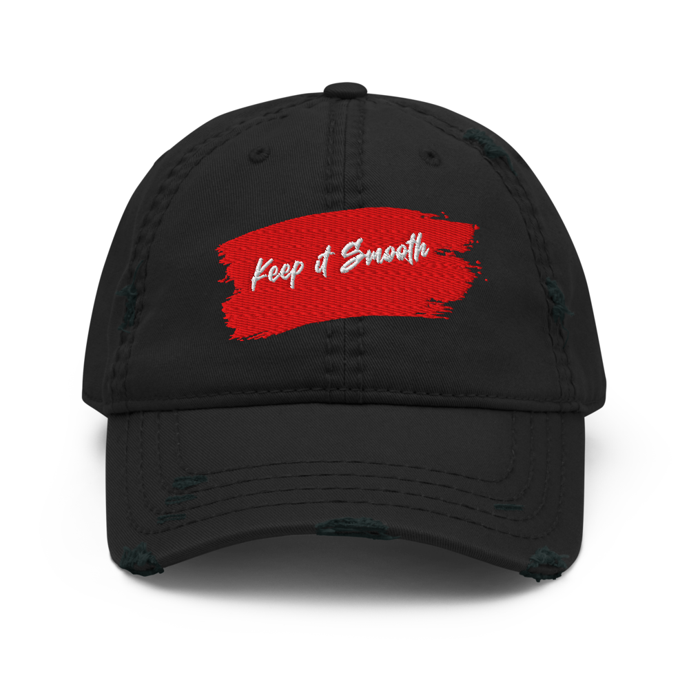 Distressed "Keep It Smooth" Cap (Unisex)